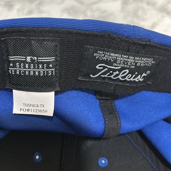 TITLEIST MEN TEXAS RANGER BASEBALL BLUE HAT BLUE Sz M/L - Picture 3 of 9